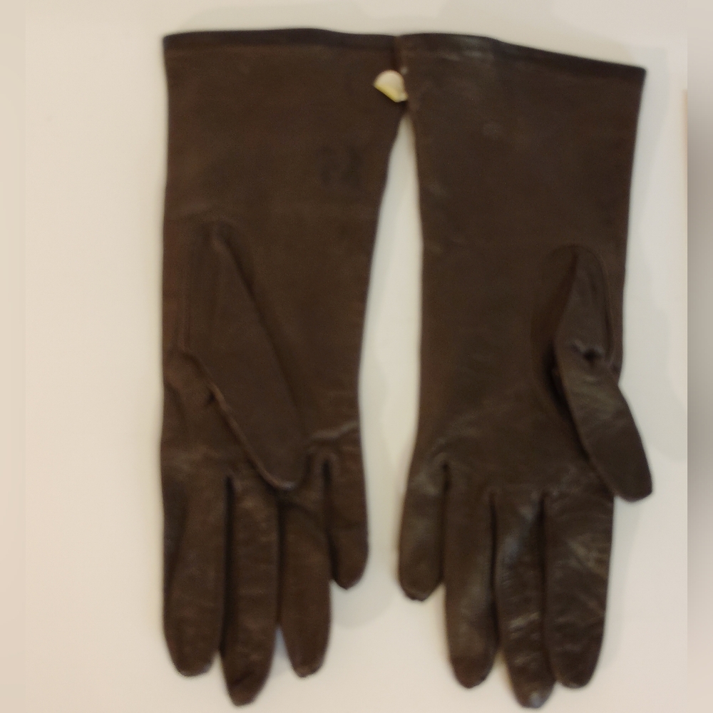 2 Pairs**Elegant Brown and Black Women's Gloves - Picture 2 of 11